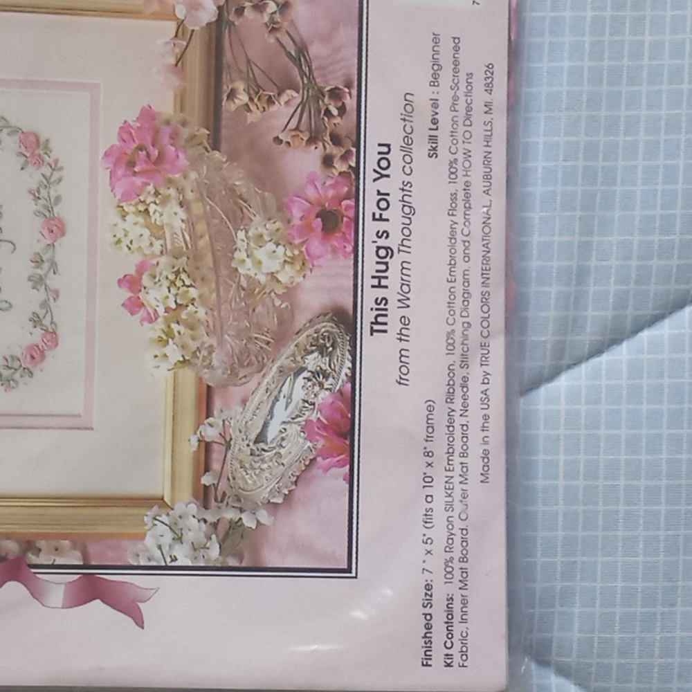 True Colors Ribbon Embroidery Kit - Picture 3 of 3